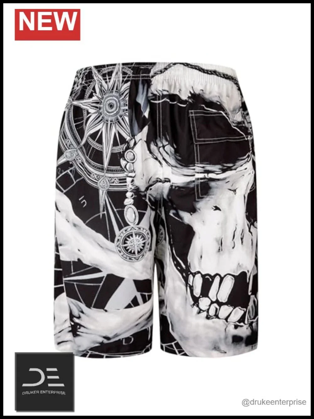 Men's Quick Dry Board Shorts with Mesh Lining UPF 50+